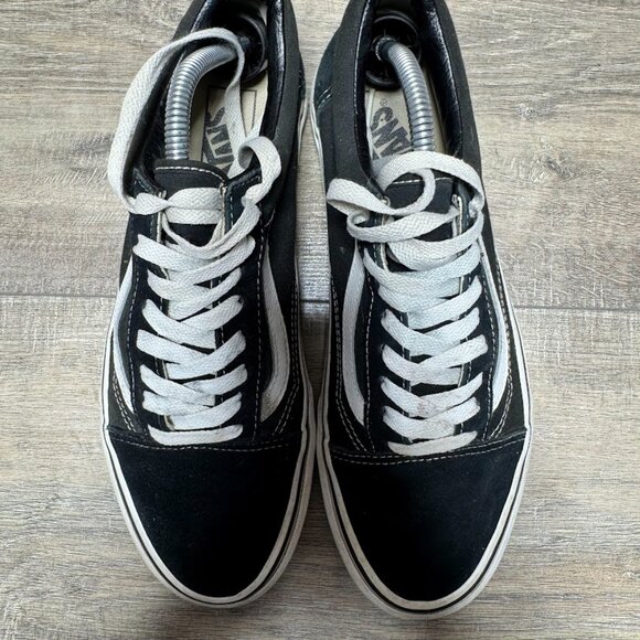 Vans Old Skool Black Suede/Canvas Skate Shoes Men's Size 10 - Picture 2 of 7